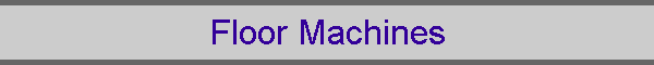 Floor Machines